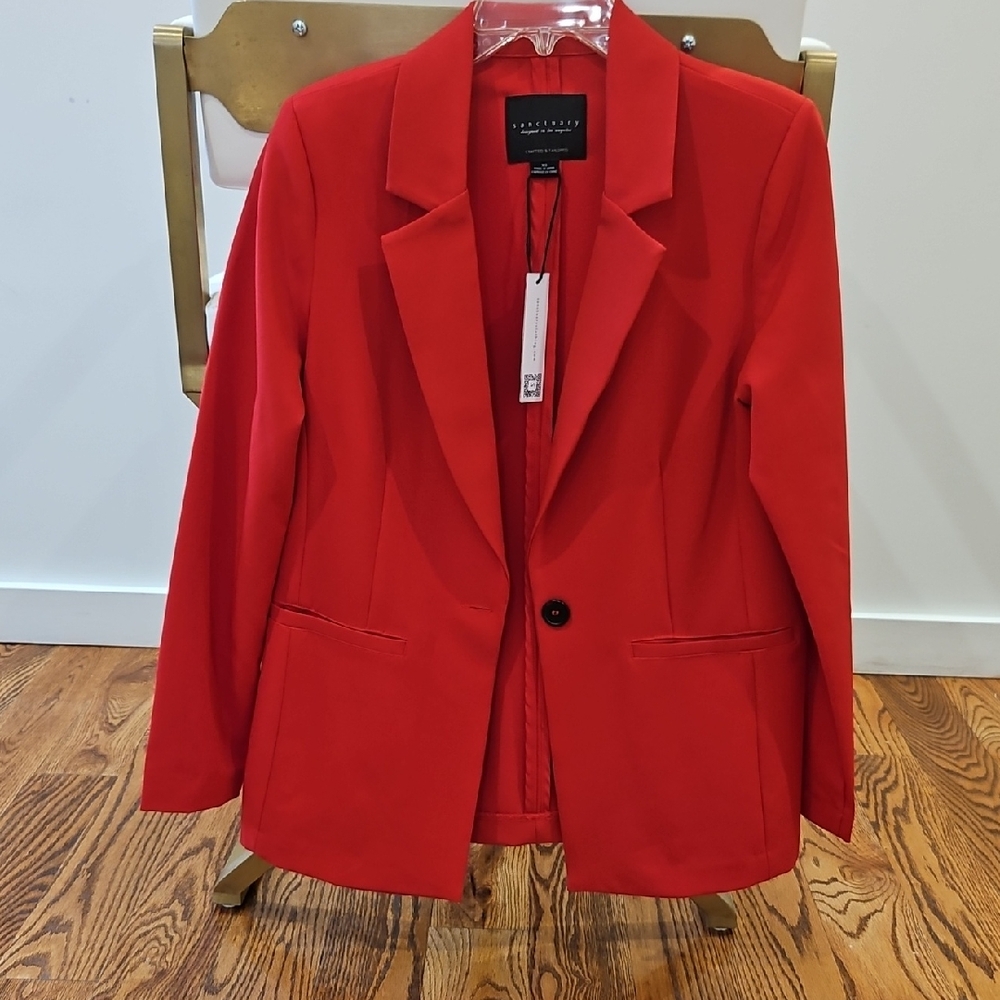 Sanctuary Vibrant Red Women's Blazer